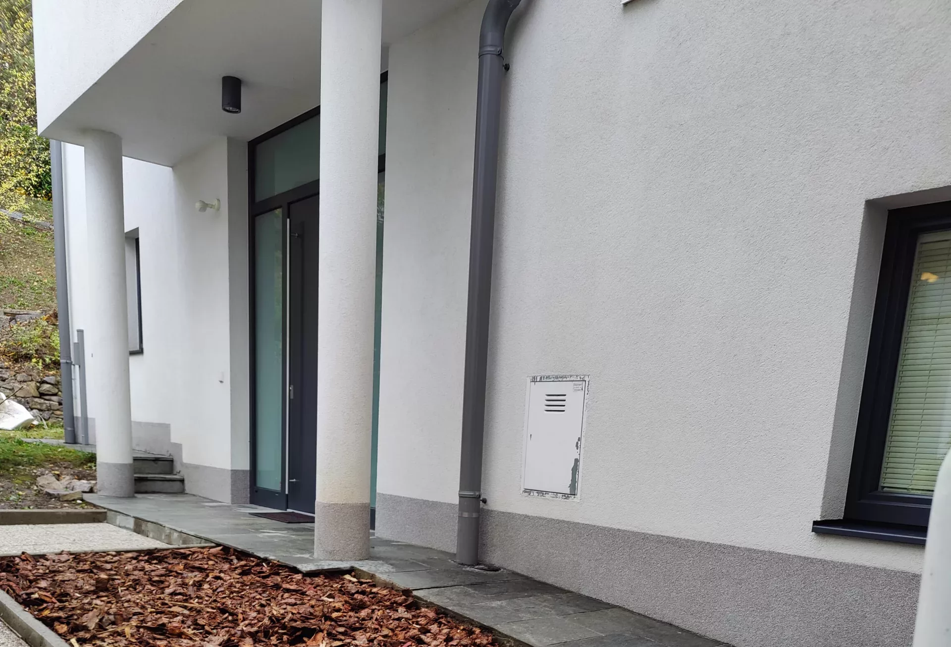 Moos von ihrer Fassade entfernen